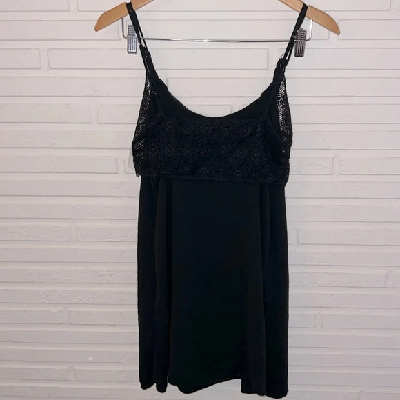 Kendall & Kylie Black Lace Slip Shift Mini Dress, Women’s Size Extra Small - Picture 4 of 7